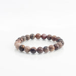 Load image into Gallery viewer, Fossilized Wood Crystal Bracelet: stabilises emotions