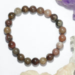 Load image into Gallery viewer, Fossilized Wood Crystal Bracelet: stabilises emotions