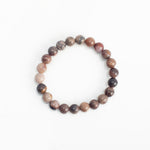 Load image into Gallery viewer, Fossilized Wood Crystal Bracelet: stabilises emotions
