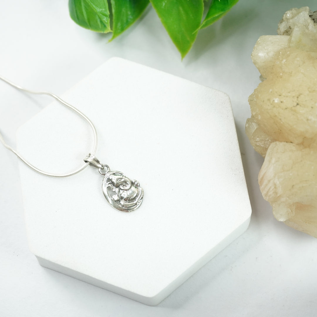Ganesha Silver Pendant : Bal Ganesha