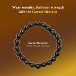 Load image into Gallery viewer, Garnet Bracelet: Commitment - Love Rocks