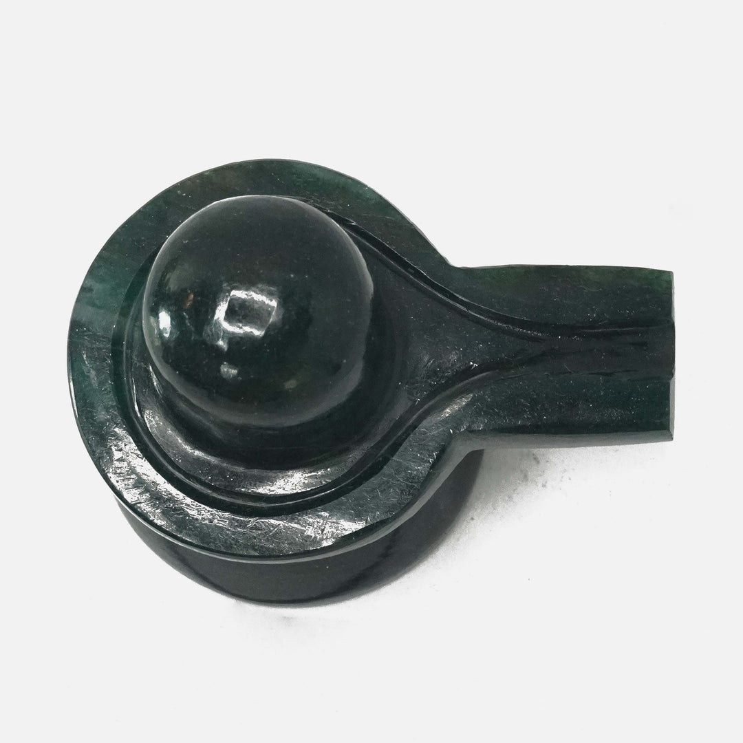 Green Aventurine Jaldhara Shivalingam : 301-350 gms