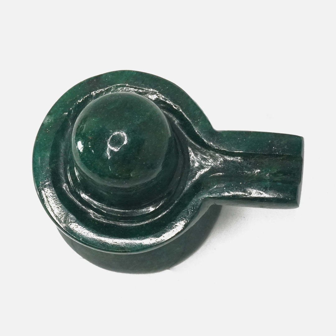 Green Aventurine Jaldhara Shivalingam : 151-200 gms