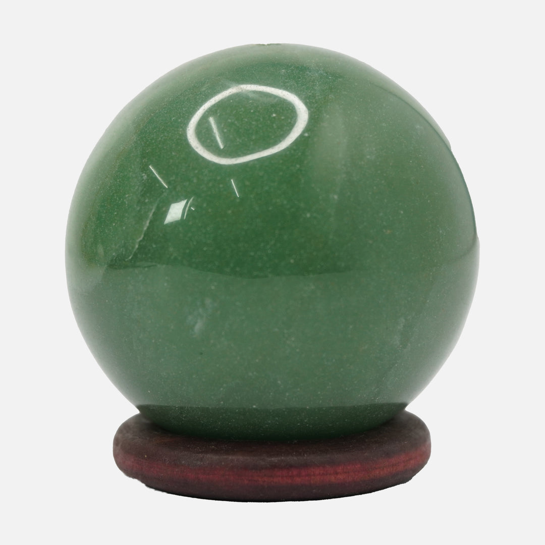 Green Jade Sphere: Harmony and Prosperity