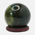 Load image into Gallery viewer, Green Moss Agate Sphere: Growth and Harmony