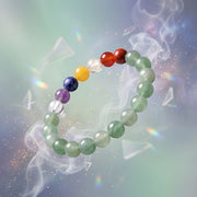Aventurine Green 7 Chakras Bracelet
