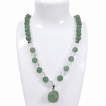 Load image into Gallery viewer, Green Aventurine Festive Wear Necklace
