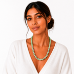 Load image into Gallery viewer, Green Aventurine & Hematite Necklace