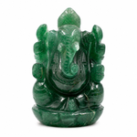 Load image into Gallery viewer, Green Fluorite Ganesha Idol
