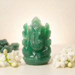 Load image into Gallery viewer, Green Fluorite Ganesha Idol