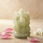 Load image into Gallery viewer, Green Jade Ganesha Idol