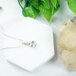 Load image into Gallery viewer, Green Amethyst Silver Pendant : Medium Oval - Love Rocks