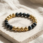 Load image into Gallery viewer, Blue Tiger's Eye and Golden Pyrite