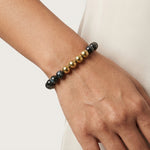 Load image into Gallery viewer, Blue tiger's eye and Golden Pyrite