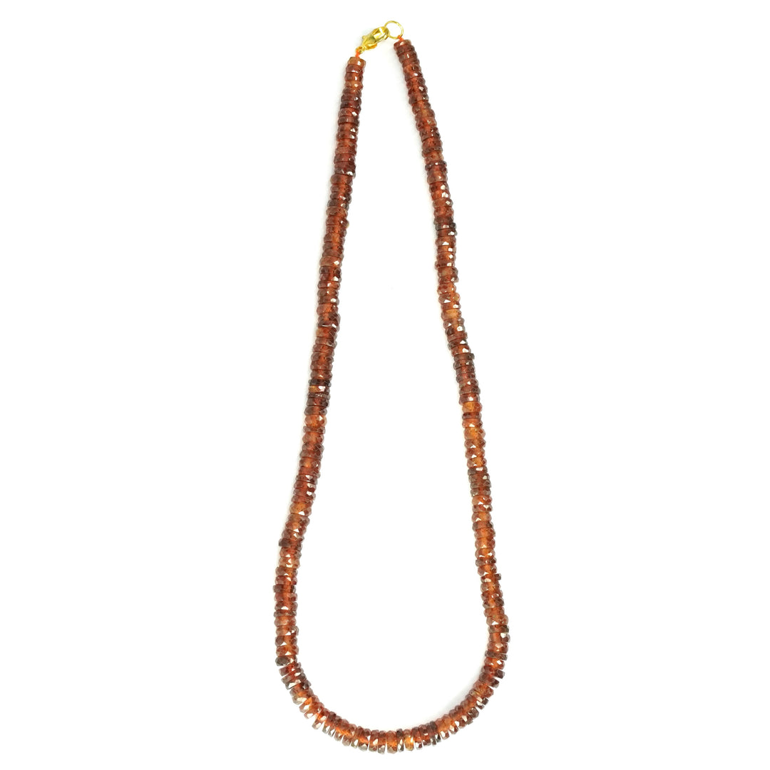 hessonite necklace