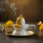 Load image into Gallery viewer, Howlite Jaldhara Shivalingam : 401-450 gms