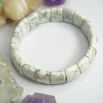 Load image into Gallery viewer, Howlite Bracelet: Awareness and Emotional Expression Love Rocks Bracelet