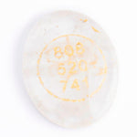 Load image into Gallery viewer, Clear Quartz (Spatika) Devic Number Healing Coin: Spiritual Awareness