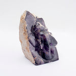 Load image into Gallery viewer, Amethyst Ganesha Idol- Face: Peace and Calm