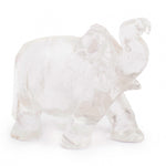 Load image into Gallery viewer, Clear Quartz Elephant Idol: Spiritual Awareness