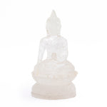 Load image into Gallery viewer, Clear Quartz (Spatika) Buddha Idol: Spiritual Awareness