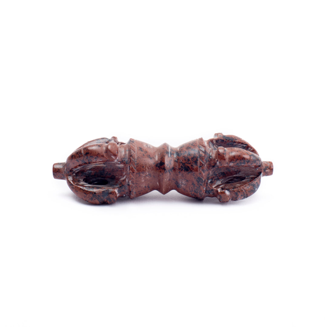 Mahogany Obsidian Dorjee: Strength and Protection