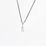 Load image into Gallery viewer, Clear Quartz Pendant: Spiritual Awareness - Drop Shape Love Rocks Pendants