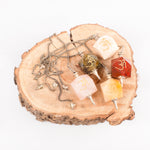 Load image into Gallery viewer, Hexagon Shaped with Om Pendulum Love Rocks Pendulum