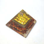Load image into Gallery viewer, Orgonite Rudraksh Pyramid: Nine Pyramids