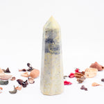 Load image into Gallery viewer, Green Jasper Tower Love Rocks Tower