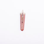 Load image into Gallery viewer, Flat Pencil with Chakra Stones Pendants