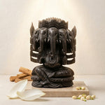 Load image into Gallery viewer, Karungali Ganesha Idol