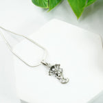 Load image into Gallery viewer, Krishna Silver Pendant : Standing Flute - Love Rocks