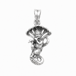Load image into Gallery viewer, Krishna Silver Pendant