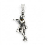 Load image into Gallery viewer, Krishna Silver Pendant