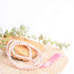 Load image into Gallery viewer, Kunzite Japamala: Loving thoughts Love Rocks Japamala