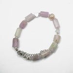 Load image into Gallery viewer, Kunzite Bracelet: Heart Charms