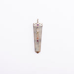 Load image into Gallery viewer, Flat Pencil with Chakra Stones Pendants