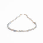 Load image into Gallery viewer, Labradorite Necklace: Light Shade Oval Cut Beads