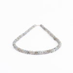 Load image into Gallery viewer, Labradorite Necklace: Light Shade Oval Cut Beads