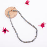 Load image into Gallery viewer, Labradorite Necklace: Light Shade Oval Cut Beads