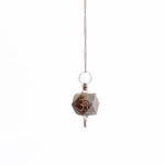 Load image into Gallery viewer, Hexagon Shaped with Om Pendulum Love Rocks Pendulum