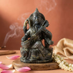 Load image into Gallery viewer, Labradorite Saraswati Idol