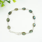 Load image into Gallery viewer, Labradorite Silver Bracelet