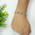 Load image into Gallery viewer, Labradorite Silver Bracelet