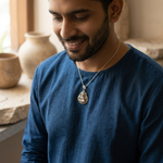 Load image into Gallery viewer, Lakshmi Silver Pendant
