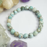 Load image into Gallery viewer, Larimar Bracelet: Earth and Water Harmony Love Rocks Bracelet