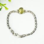 Load image into Gallery viewer, Lemon Topaz Silver Bracelet