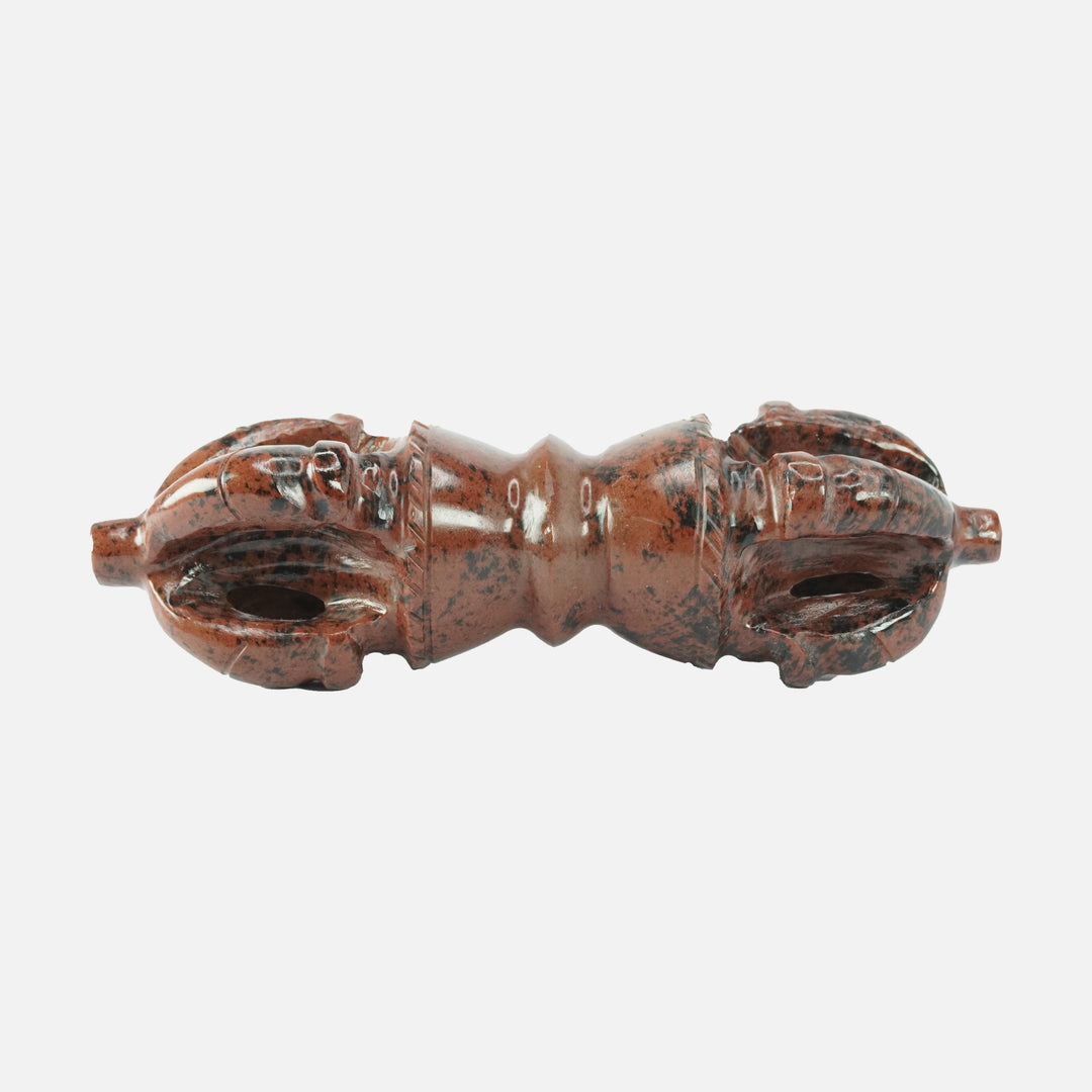Mahogany Obsidian Dorjee: Strength and Protection