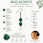 Load image into Gallery viewer, Malachite Earrings